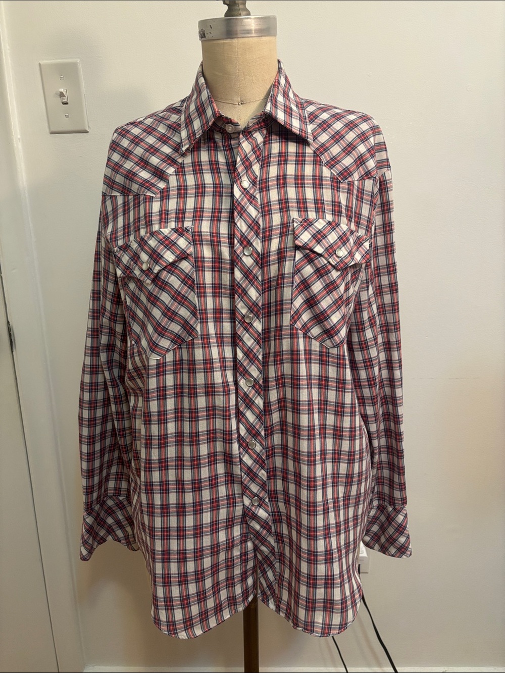 Men's 1970s Western Shirt - M